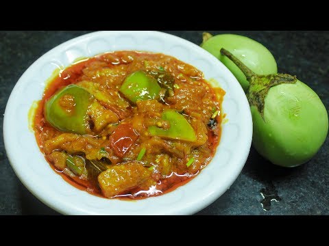 వంకాయ టమాటో కూరను ఓసారి ఇలా వండండి Brinjal Tomato Curry in Telugu | Vankaya Tomato Curry