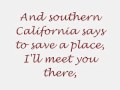 Southern California wants to be western New York lyrics.wmv