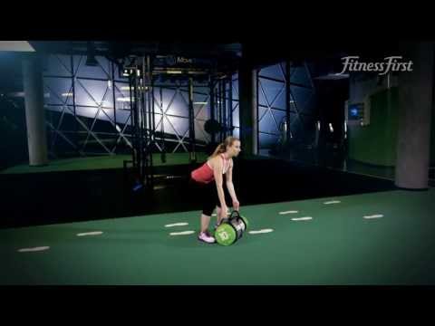 freestyle-training: Corebag Clean and press