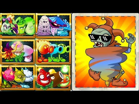 LEVEL 10 Jester Zombies Vs Team Random 30 Plants - Who Will Win? PvZ 2 Challenge