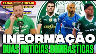 INFORMAÇÃO! FACINCANI TRAZ DUAS NOTÍCIAS BOMBÁSTICAS LA DO PALMEIRAS! OLHA ISSO TORCEDOR..