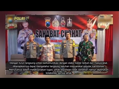 SAHABAT CURHAT KAPOLRESTA SIDOARJO