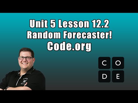 Code.org Unit 5 Lesson 12.2 - Random Forecaster!