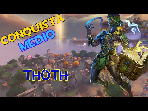 PRIMERA VEZ QUE USO A THOTH EN CONQUISTA, Y PASA ESTO :v / THOTH / SMITE CONQUISTA / JULIUSRM EP.23