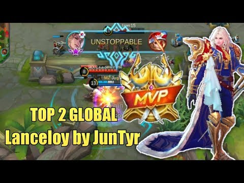 LANCELOT GAMEPLAY - BY JunTyr TOP GLOBAL 2 LANCELOT -  MOBILE LEGENDS