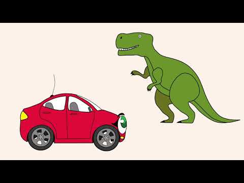 Das Malbuch Hupi-Hup. Folge 5. Die Dinosaurier.