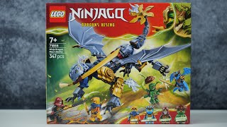 LEGO Ninjago Dragons Rising 71855 Ninja Dragon Riyu's Battle - LEGO Speed Build Review