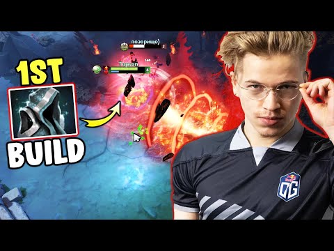 Topson QUEEN OF PAIN First Build "Eternal Shroud" DOTA 2