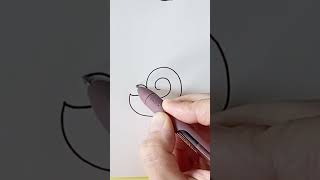 How to draw a SHELL | Easy drawing #shorts #ytshorts #art #shell