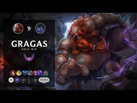 Gragas Mid vs Sylas - KR Master Patch 12.11