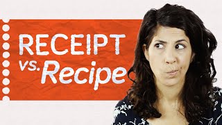 Recipe vs. Receipt? 🤔 [how to pronounce] | American English