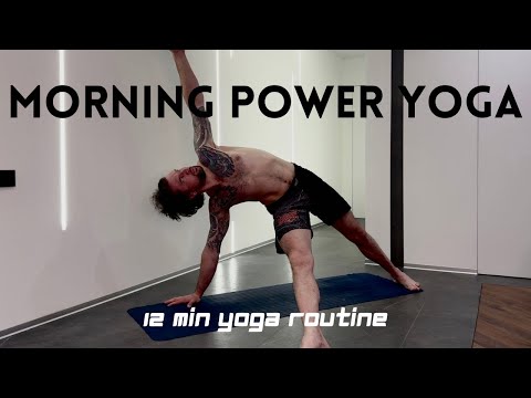12-Min Morning Power Yoga for Strength & Focus | Daily Energy Boost
