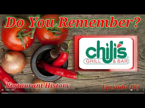 Você se lembra do Chili's Bar and Grill? Uma história de restaurante.