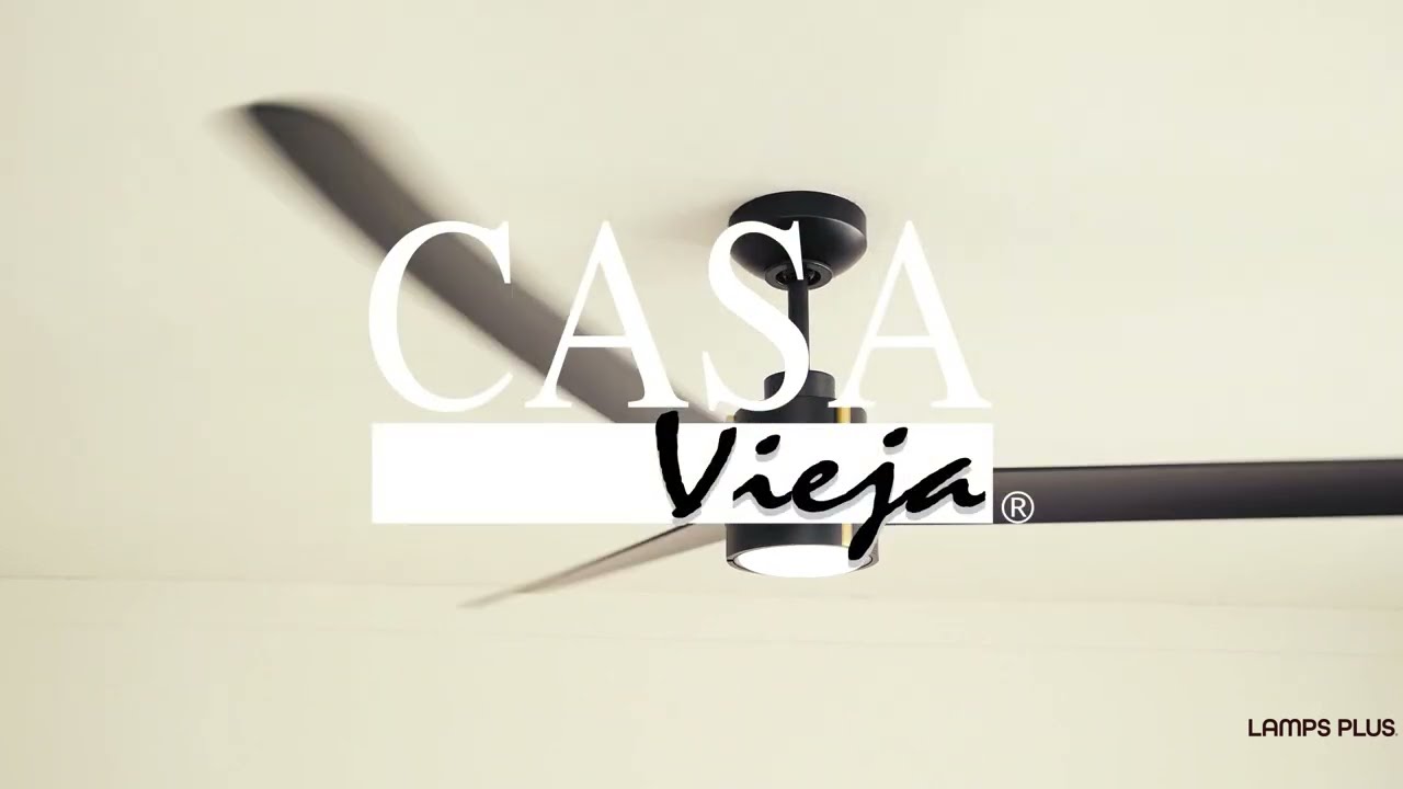Video 1 Watch A Video About the Casa Vieja Aero Matte Black LED Ceiling Fan with Remote