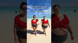 This is every outfit we wore on our Disney Cruise (plus size edition)!! I think we look absolutely
