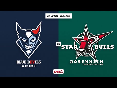 39. Spieltag DEL2 | Blue Devils Weiden vs. Starbulls Rosenheim | Game Highlights