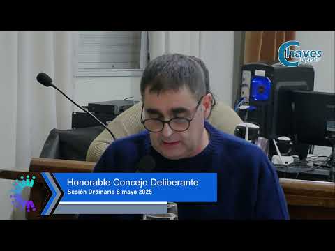 Sesión ordinaria del HCD de 8 Mayo 2025 - Gonzales Chaves