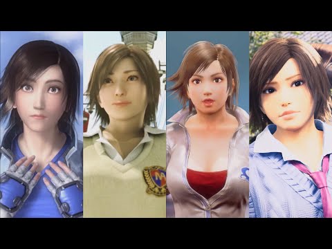 Asuka Kazama ALL Ending Tekken 5 - 8 & Tag Tournament [4K]