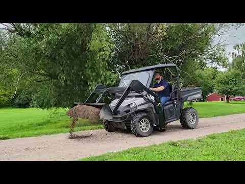 Best UTV Loader | Wild Hare's UTV Front End Loader Showing Capabilities