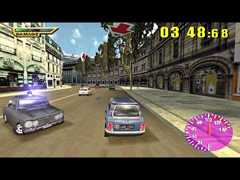 The Italian Job PS1 Gameplay HD (Beetle PSX HW)