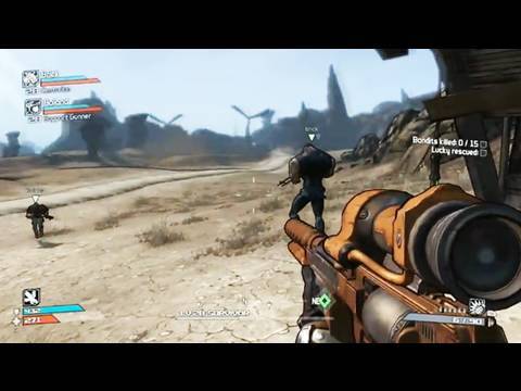 Borderlands gameplay trailer still