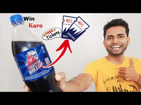 Thums Up Ticket To World Cup Contest Participate 2023 | Win Free Tickets Thums Up World Cup Offer 🔥🔥