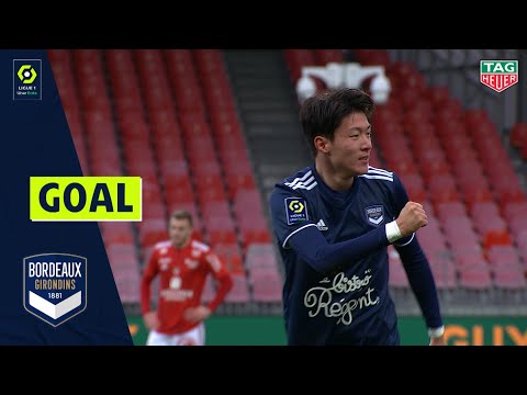 Goal Ui Jo HWANG (56'FC GIRONDINS DE BORDEAUX) STADE BRESTOIS 29-FC GIRONDINS DE BORDEAUX (2-1)20/21