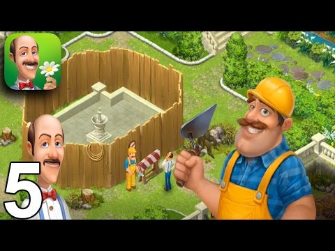 GARDENSCAPES NEW ACRES Walkthrough Gameplay Part 5 - Day 5 (iOS Android)
