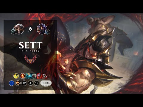 Sett ADC vs Draven - EUW Grandmaster Patch 12.18