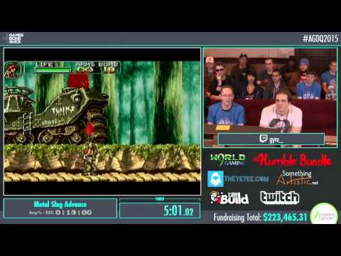 Metal Slug Advance by Gyre in 16:23 - AGDQ2015 - Part 43