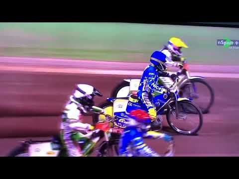 Crash!!! Kenneth Bjerre!!! Grudziądz vs Częstochowa!