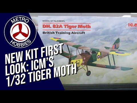 New Model Kit Sneak Peek | Unboxing the new ICM Tiger Moth!