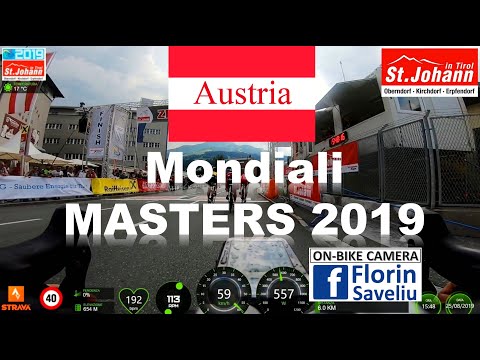 25-08-2019 gli ultimi 6 km della Gara Open "World Masters Cycling Championship" in Austria