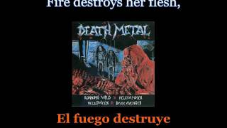 Running Wild - Bones To Ashes - Lyrics / Subtitulos en español (Nwobhm) Traducida
