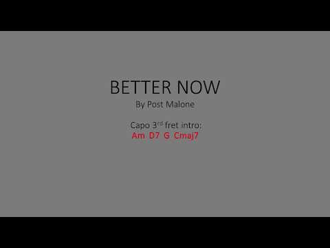 Better Now - Post Malone