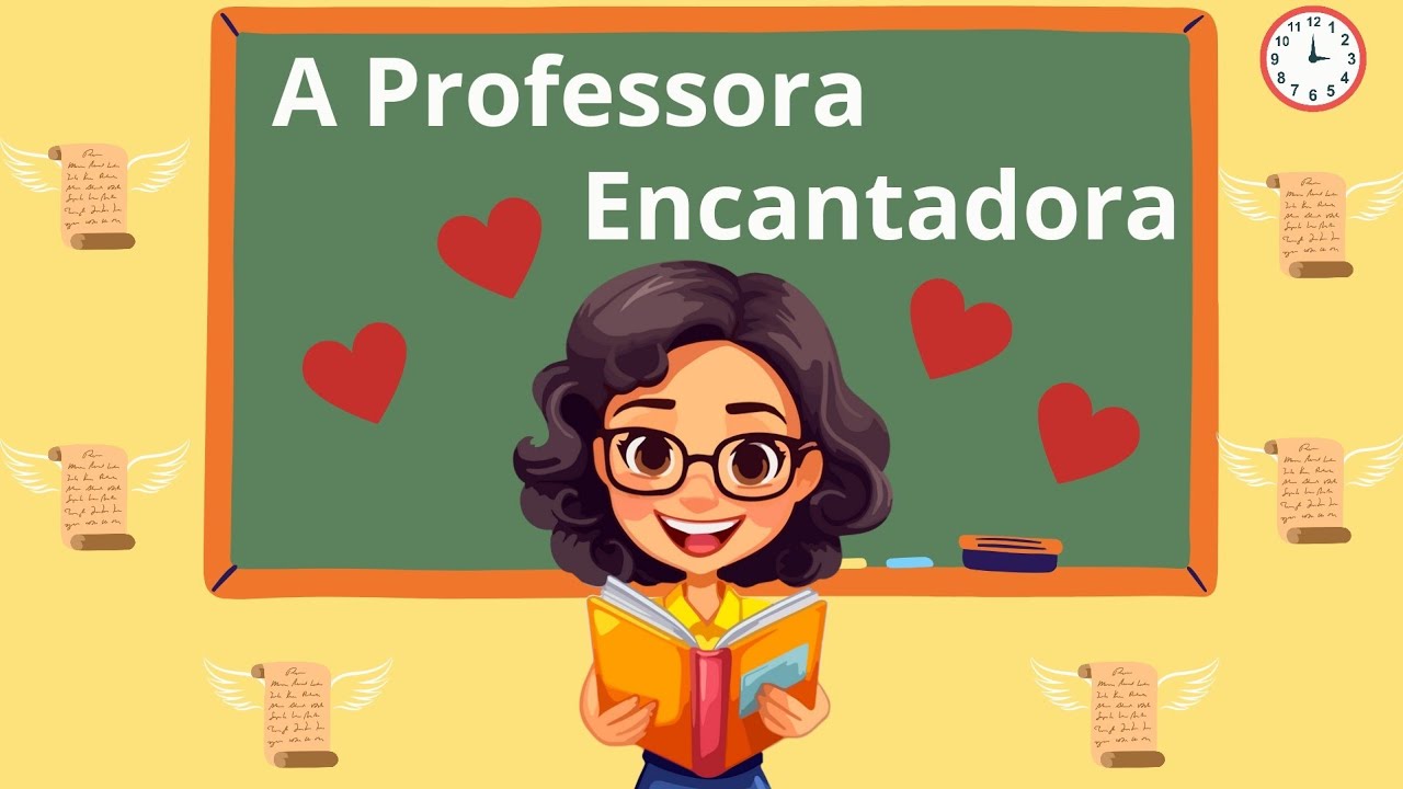 A Professora Encantadora - Historinha infantil/ Volta as aulas/ Educação infantil/ Livro infantil