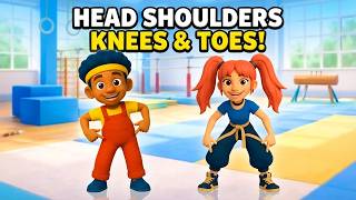 Head Shoulders Knees & Toes | @KidsAcademyCom | Nursery Rhymes