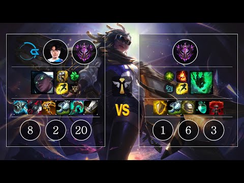 DFM Gaeng Senna vs Thresh Sup - KR Master Patch 10.11