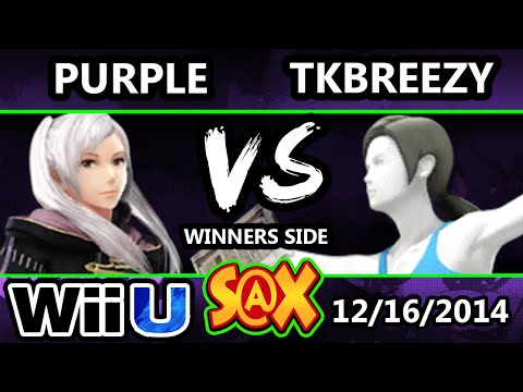 S@X - Purple (Robin) Vs. VGBC | TKbreezy (Marth, WFT) SSB4 Singles - Smash 4 Wii U