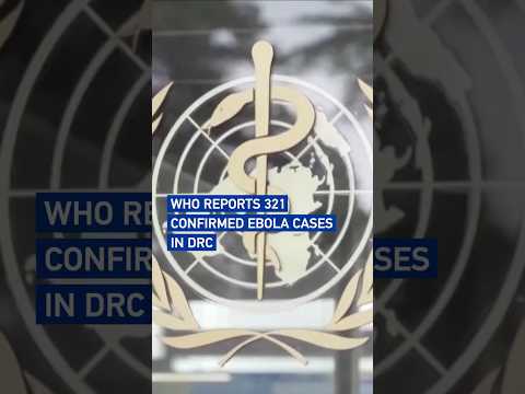 WHO reports 321 confirmed Ebola cases in DRC