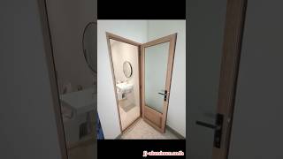 ชุดประตูบานเปิดแบบลูกฟูกล่างและช่องแสงบน