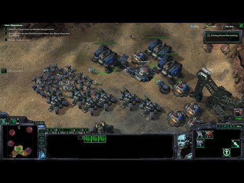 StarCraft: Mass Recall V7.1 Brood War Terran Campaign Mission 3 - Ruins of Tarsonis