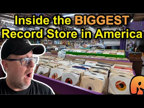 Inside the BIGGEST Vinyl Record Store in America! | 3 Million Records at Bananas Records