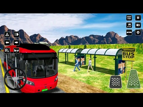 Off Road Bus simulator 2019:3D coach Driver Games mobile gameplay