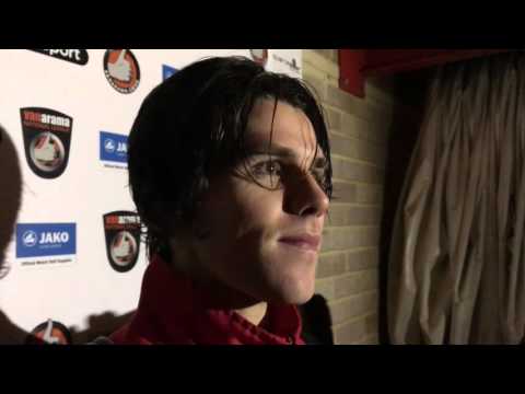 Dan Holman after his MotM performance in the 4-1 win over Bromley