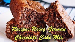 Recipes Using German Chocolate Cake Mix
