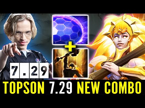 TOPSON [Dawnbreaker] HOW TO WIN! 7.29 New Combo Chronosphere + Solar Guardiant WTF Imba Dota 2 Guide