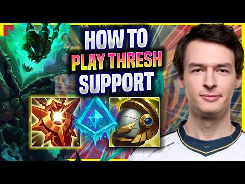 LEARN HOW TO PLAY TRESHT SUPPORT LIKE A PRO! - MAD Kaiser Plays Thresh Support vs Tahm Kench! |