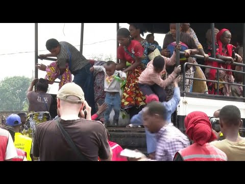 Video Thumbnail: Displaced Congolese fill a makeshift IDP camp on Rwanda-DRC border | AFP