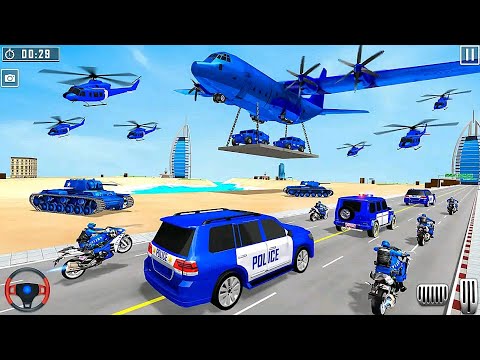 Police Car Transport Games 3D: Transport Car With Ship Cargo To Another City - Android iOS Gameplay
